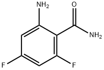 2-Amino-4,6-difluorobenzamide 化学構造式