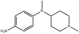 N1-甲基-N1-(1-甲基哌啶-4-基)苯-1,4-二胺 结构式