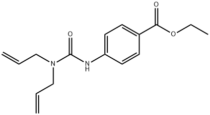 ethyl 4-(3,3-diallylureido)benzoate Struktur