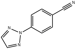 Benzonitrile, 4-(2H-1,2,3-triazol-2-yl)- Struktur