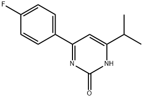 4-(4-Fluorophenyl)-6-isopropylpyrimidin-2-ol Structure