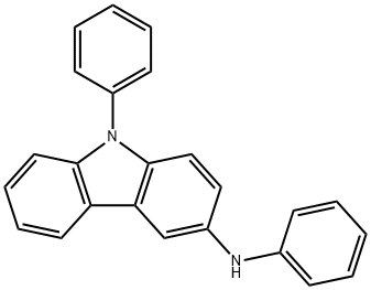 N,9-diphenyl-9H-carbazol-3-amine Structure