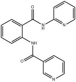 N-{2-[(2-pyridinylamino)carbonyl]phenyl}nicotinamide Structure