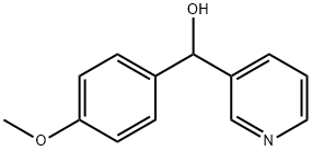 (4-methoxyphenyl)(pyridine-3-yl)methanol Structure