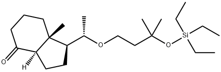 (1S,3aR,7aR)-7a-methyl-1-((S)-1-(3-methyl-3-((triethylsilyl)oxy)butoxy)ethyl)hexahydro-1H-inden-4(2H)-one