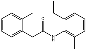 N-(2-ethyl-6-methylphenyl)-2-(2-methylphenyl)acetamide,898157-73-8,结构式