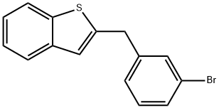 2-(3-bromobenzyl)benzo[b]thiophene Structure