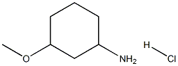 3-Methoxy-cyclohexylamine hydrochloride Structure