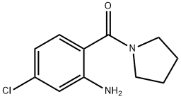 (2-amino-4-chlorophenyl)(pyrrolidin-1-yl)methanone Structure