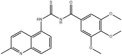 899396-72-6 3,4,5-trimethoxy-N-[(2-methylquinolin-5-yl)carbamothioyl]benzamide
