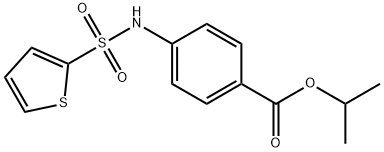 isopropyl 4-(thiophene-2-sulfonamido)benzoate Structure