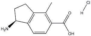 (1S)-1-氨基-4-甲基-茚满-5-羧酸盐酸盐,903557-53-9,结构式