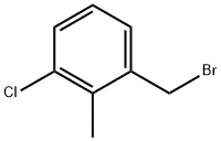 1-(bromomethyl)-3-chloro-2-methylbenzene Struktur