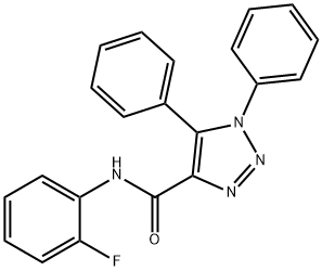 904814-12-6 N-(2-fluorophenyl)-1,5-diphenyl-1H-1,2,3-triazole-4-carboxamide