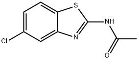 N-(5-chloro-1,3-benzothiazol-2-yl)acetamide Struktur