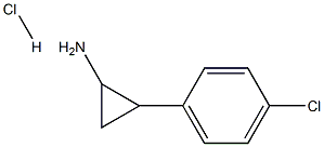 2-(4-Chloro-phenyl)-cyclopropylamine hydrochloride Struktur