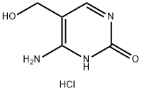 4-Amino-5-(hydroxymethyl)pyrimidin-2(1H)-one hydrochloride 结构式