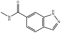 N-methyl-1H-Indazole-6-carboxamide 结构式