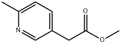 2-(6-甲基吡啶-3 基) 乙酸甲酯 结构式