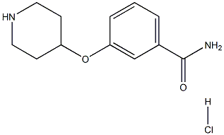 3-(Piperidin-4-yloxy)benzamide hydrochloride Structure