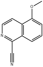 5-methoxyisoquinoline-1-carbonitrile 化学構造式