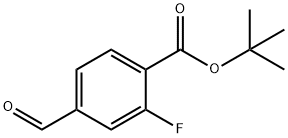 2-氟-4-甲酰基苯甲酸叔丁酯,908247-95-0,结构式