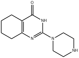 2-(PIPERAZIN-1-YL)-5,6,7,8-TETRAHYDROQUINAZOLIN-4(3H)-ONE 结构式