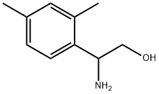 2-アミノ-2-(2,4-ジメチルフェニル)エタン-1-オール 化学構造式