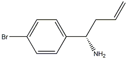(1S)-1-(4-BROMOPHENYL)BUT-3-EN-1-AMINE Struktur