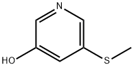 5-(甲基硫基)吡啶-3-醇,910649-52-4,结构式