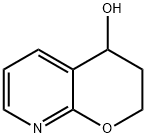 3,4-dihydro-2H-pyrano[2,3-b]pyridin-4-ol 化学構造式