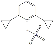 2,6-DICYCLOPROPYLPYRYLIUM PERCHLORATE Structure