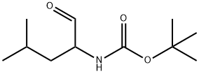 tert-butyl 4-methyl-1-oxopentan-2-ylcarbamate 结构式