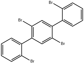 2,2',2'',5'-Tetrabromo-1,1':4',1''-terphenyl Struktur
