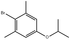 2-Bromo-1,3-dimethyl-5-(1-methylethoxy)benzene 化学構造式