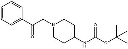 913574-88-6 TERT-ブチル 1-(2-オキソ-2-フェニルエチル)ピペリジン-4-イルカルバメート