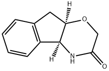 (4aS,9aR)-4,4a,9,9a-tetrahydro-Indeno[2,1-b]-1,4-oxazin-3(2H)-one Structure