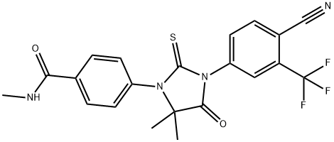 4-[3-(4-Cyano-3-trifluoromethylphenyl)-5,5-dimethyl-4-oxo-2-thioxoimidazolidin-1-yl]-N-methylbenzamide