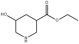 5-羟基哌啶-3-甲酸乙酯,915230-04-5,结构式