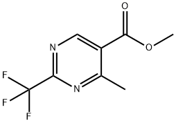 methyl 4-methyl-2-(trifluoromethyl)pyrimidine-5-carboxylate Structure