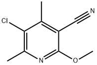 5-bromo-2-methoxy-4,6-dimethylpyridine-3-carbonitrile Structure