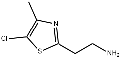 5-chloro-4-methyl-2-Thiazoleethan amine Struktur