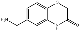 6-Aminomethyl-4H-benzo[1,4]oxazin-3-one 化学構造式
