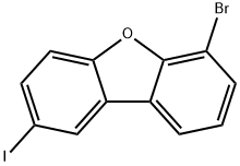 6-溴-2-碘二苯并呋喃,916435-45-5,结构式