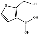 (2-(羟甲基)噻吩-3-基)硼酸, 916673-46-6, 结构式