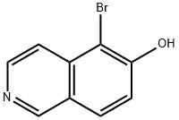 5-bromo-6-Isoquinolinol Structure