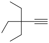 3,3-Diethyl-1-pentyne Structure