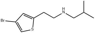 4-bromo-N-(2-methylpropyl)-2-Thiopheneethan amine Structure