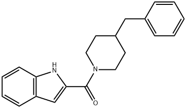 (4-benzylpiperidin-1-yl)(1H-indol-2-yl)methanone,919735-30-1,结构式