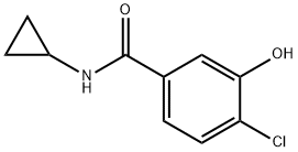 4-chloro-N-cyclopropyl-3-hydroxyBenzamide Structure